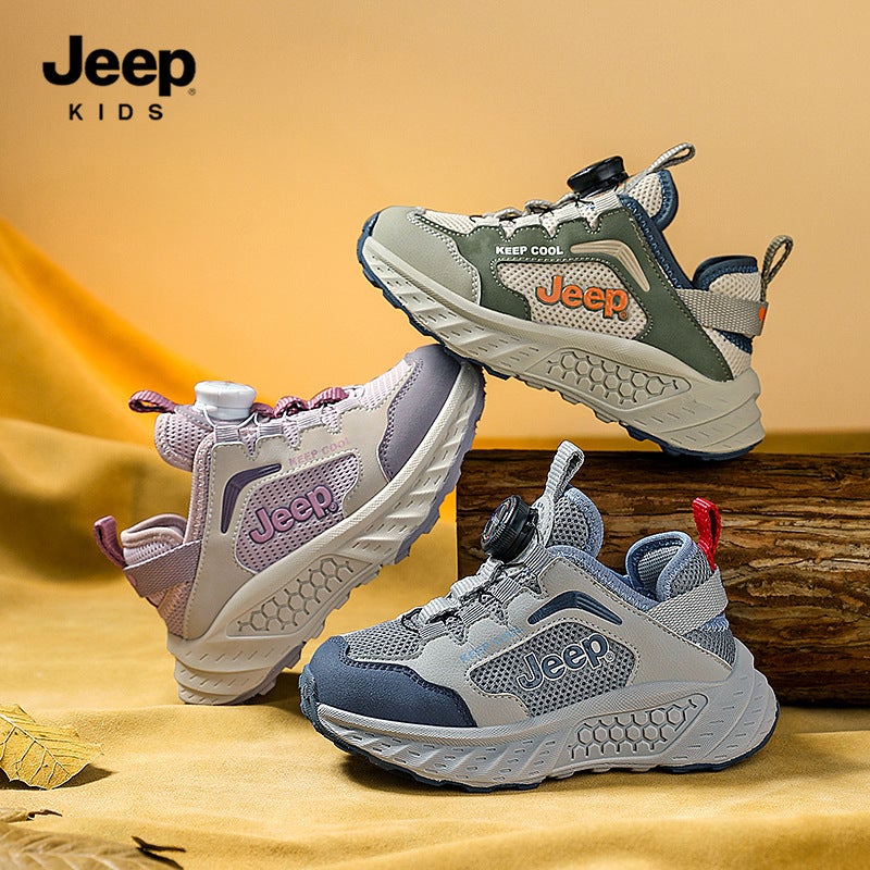 Jeep Women'S Shoes 2024 Autumn New Comfortable Lightweight Women'S Shoes Fashionable All-Match Children'S Shoes Swivel Button Trendy - Image 2