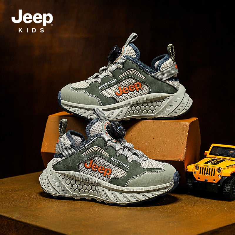 Jeep Women'S Shoes 2024 Autumn New Comfortable Lightweight Women'S Shoes Fashionable All-Match Children'S Shoes Swivel Button Trendy - Image 1
