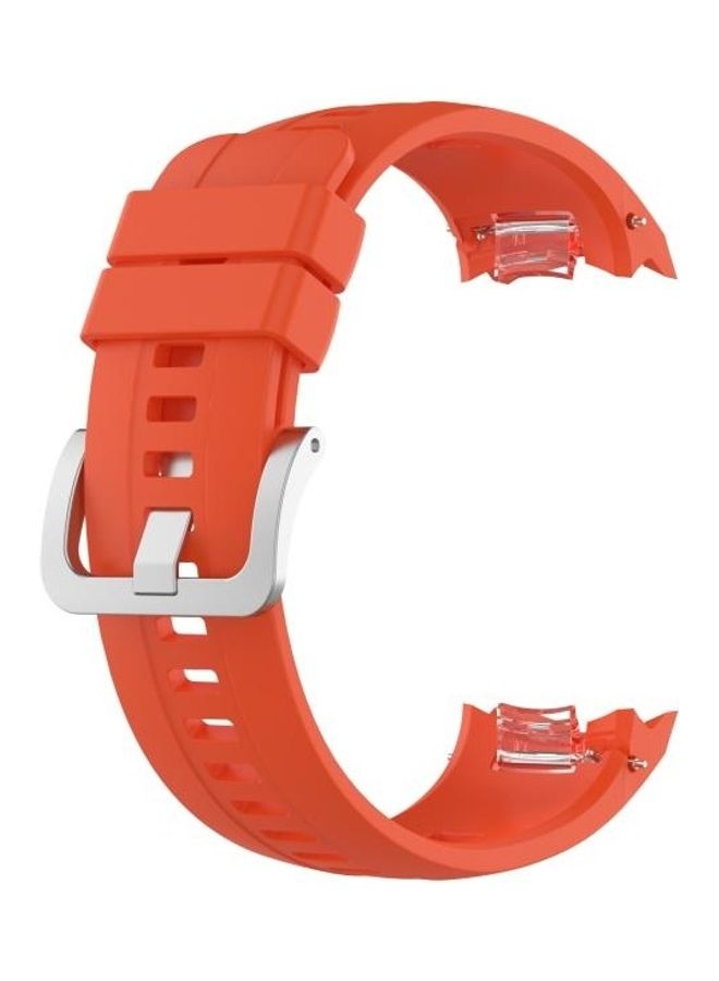 إسكدنيا Silicone Replacement Strap Watchband For Huawei Honor Watch GS Pro Orange - Image 1