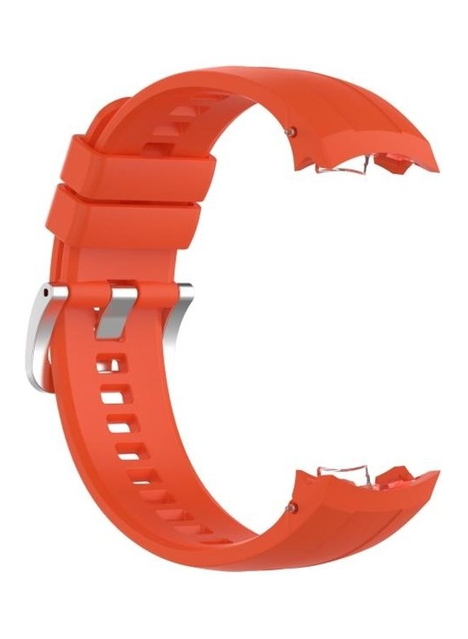 إسكدنيا Silicone Replacement Strap Watchband For Huawei Honor Watch GS Pro Orange - Image 3