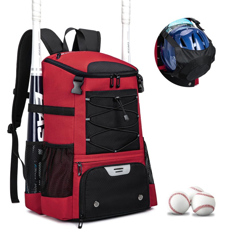 KAVIGOR Baseball Bag for Youth and Adult, Softball Backpack 40L Large Capacity, Bat Backpack with Shoes Compartment and Hidden Helmet Holder - Image 1