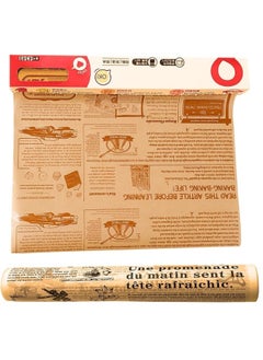 Happy Home Multi-purpose Parchment Paper Roll 10m x 30cm, Non-Stick Greaseproof Paper Sheets Hamburger Paper for Grilling, Sandwiches, and French Fries  - Image 2