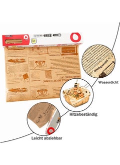 Happy Home Multi-purpose Parchment Paper Roll 10m x 30cm, Non-Stick Greaseproof Paper Sheets Hamburger Paper for Grilling, Sandwiches, and French Fries  - Image 5
