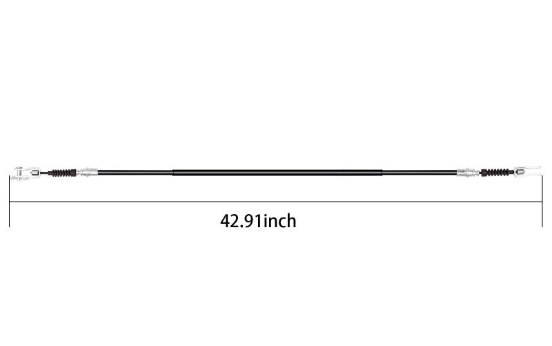10L0L Brake Cable for Club Car DS 1981-1999 Gas & Electric Golf Cart, Driver and Passenger Side, Replace OEM 1011403 1011125 1016761-01 - Image 3