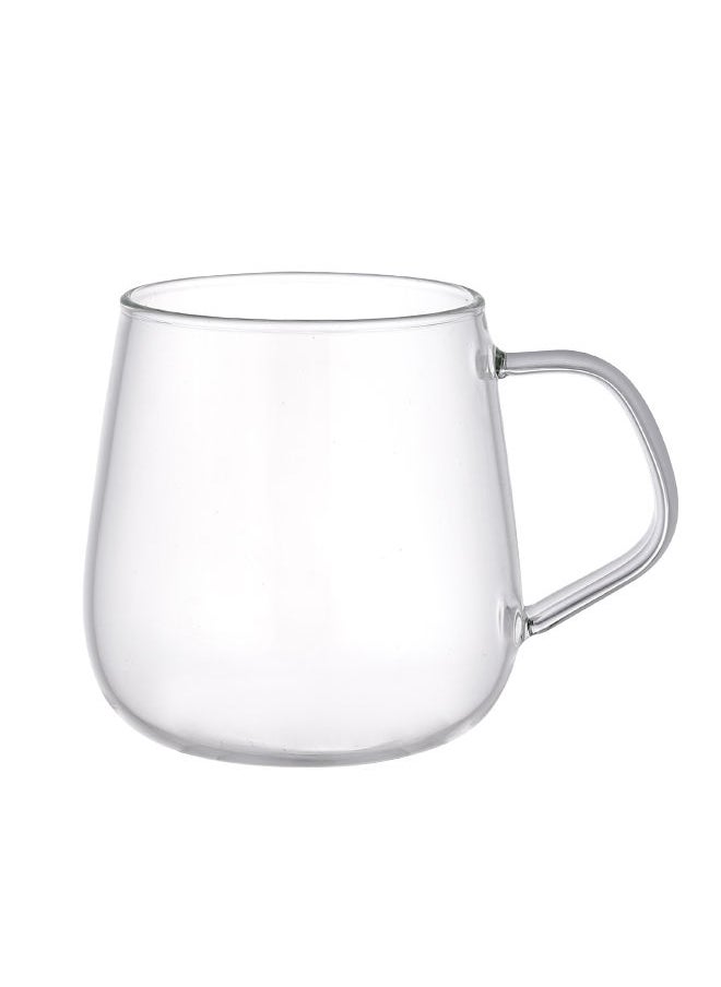 REEM - 2-Piece Borosilicate Glass Cup 300ML Clear - Image 1