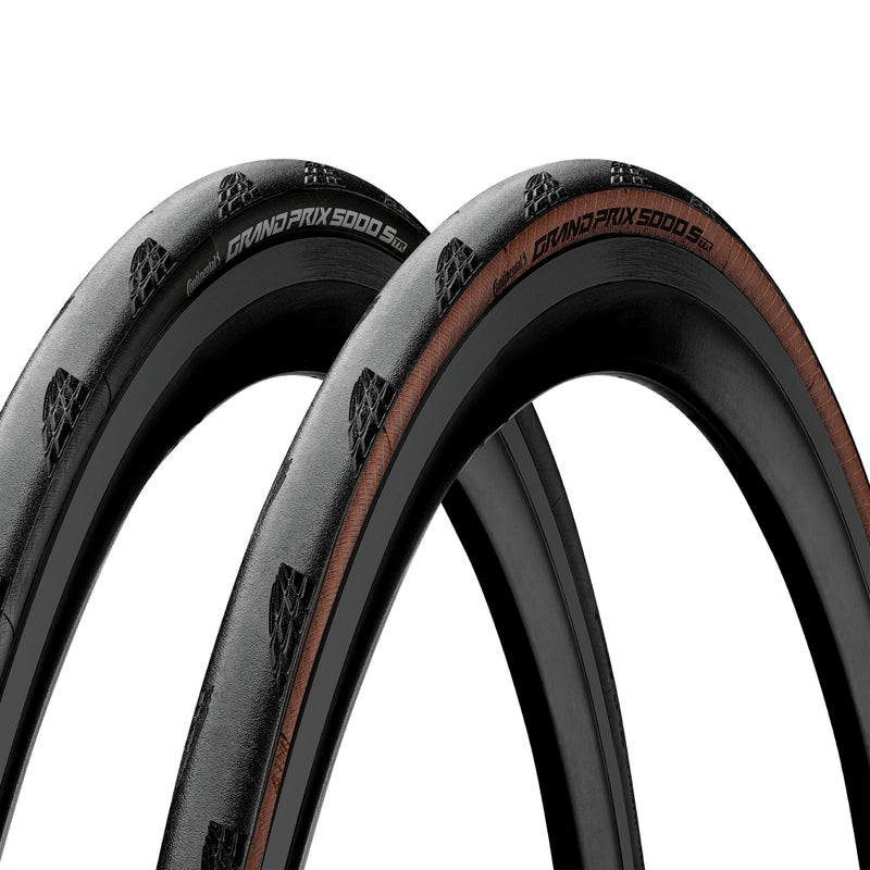 Continental Grand Prix 5000 S TR Tire - 700 x 32, Tubeless, Folding, Black, BlackChili, Vectran Breaker, LazerGrip, ACT - Image 1