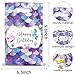 DaiUni 30 PCS Mermaid Birthday Goodie Bags Party Favor Bags Treat Bag with Handles for Kids Girls Mermaid Birthday - Image 4
