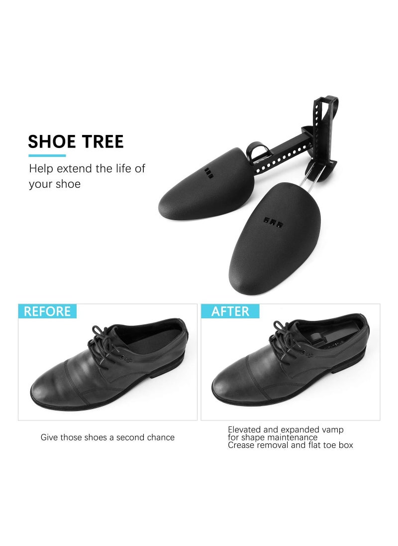 Generic - 4-Piece Adjustable Length Plastic Practical Mens Shoe Trees - Image 1