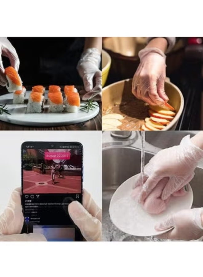 TouchFlex 100-Piece Vinyl Exam Gloves Medical Powder-Free, Medical Grade, Non-Sterile, Ambidextrous, Latex-Free, Single Use, Medium - Image 5