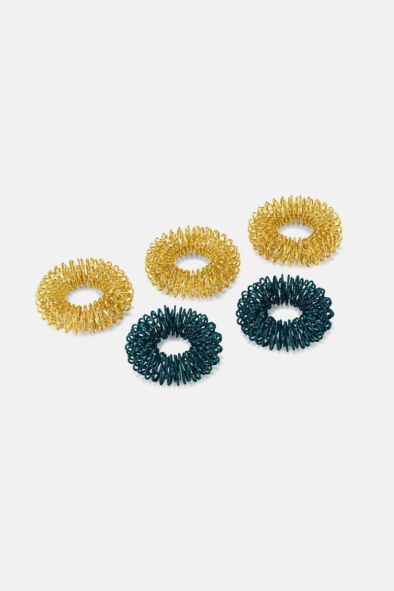 Tchibo 5 Pcs Finger Massage Rings  - Image 2