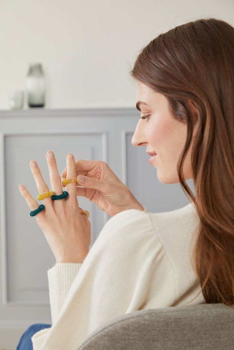 Tchibo 5 Pcs Finger Massage Rings  - Image 1