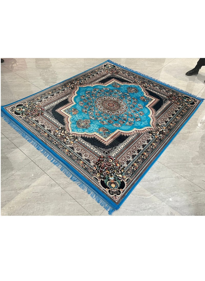 Stargold Interior Decoration Luxurious Indoor Home Floor Carpet Bedroom and Living Room Rug Anti Slip Floor Carpets, 180x200 cm, Polyester, Rectangle 