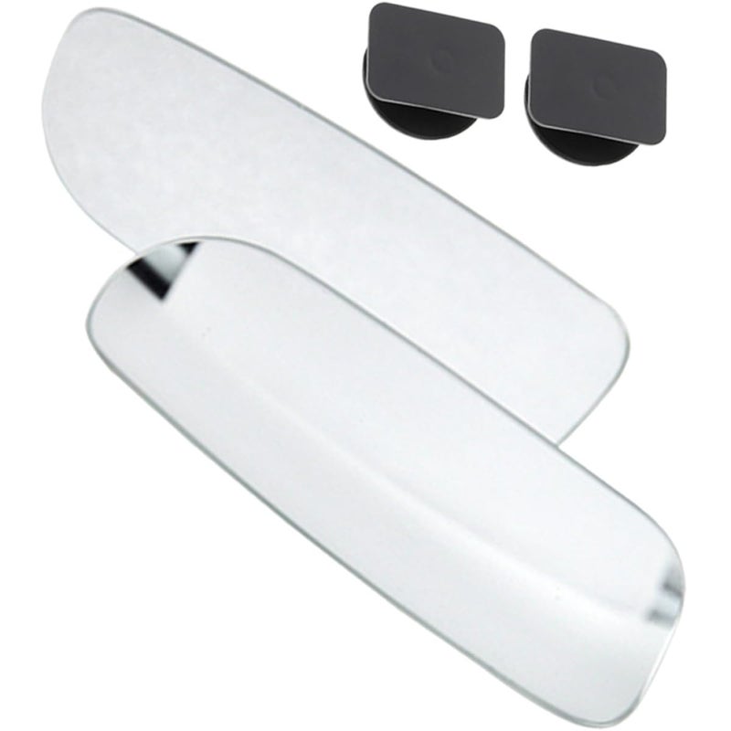 Wide Angle Blind Spot Mirror 360 Degree Convex Rectangular Stick On Car Truck - Image 2