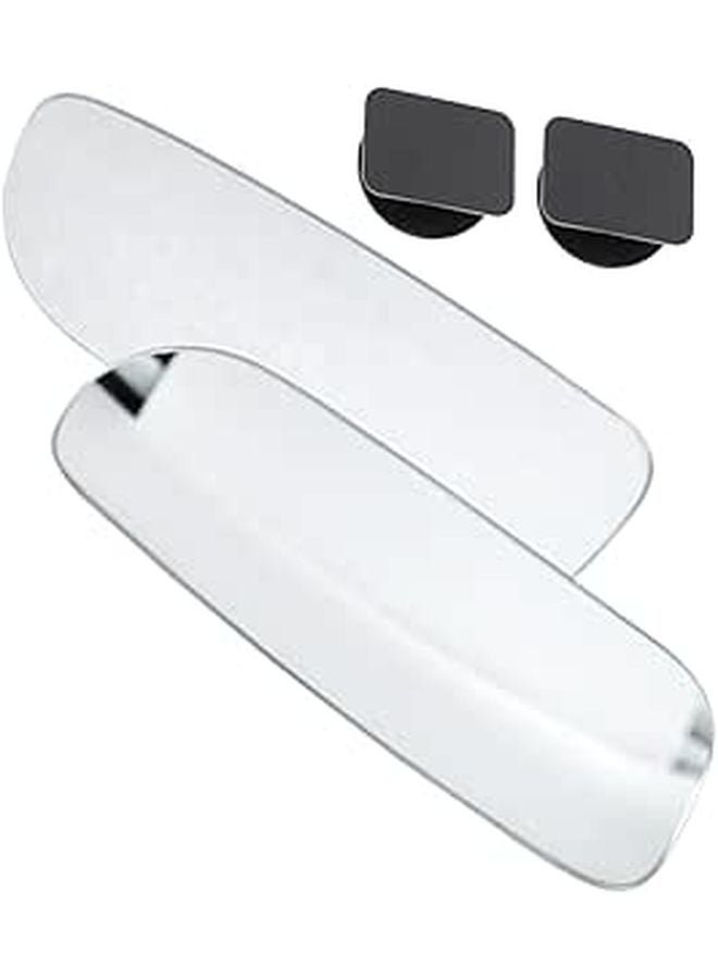 Wide Angle Blind Spot Mirror 360 Degree Convex Rectangular Stick On Car Truck - Image 1