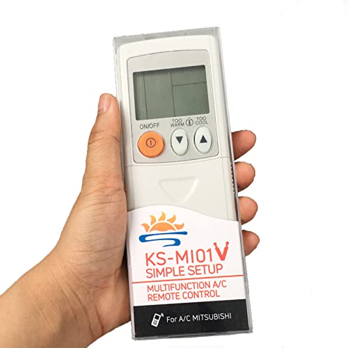 Kassionel Universal Replacement Remote Control for All Mitsubishi Air Conditioner - Image 1