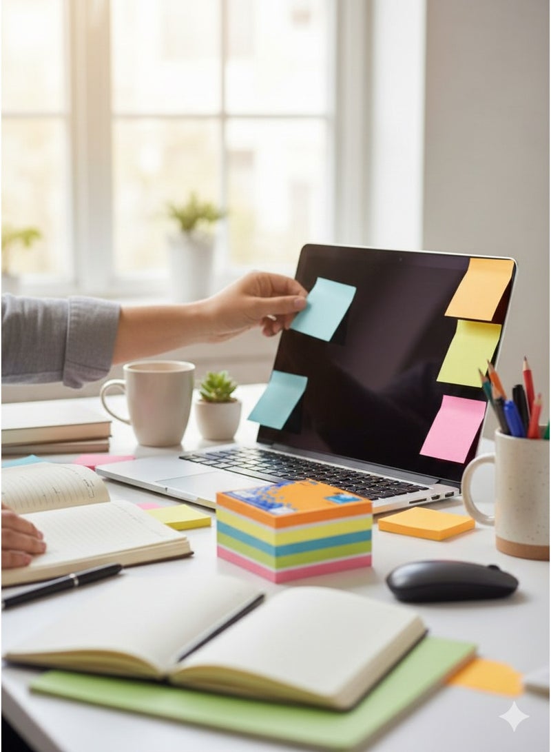 infonotes - STICKY NOTE, 450 sheets, 75x 75mm, Brilliant color - Image 2