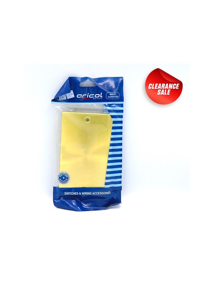 اريكول لوحة كهربائية فارغة 2 عصابة الذهب الساتان