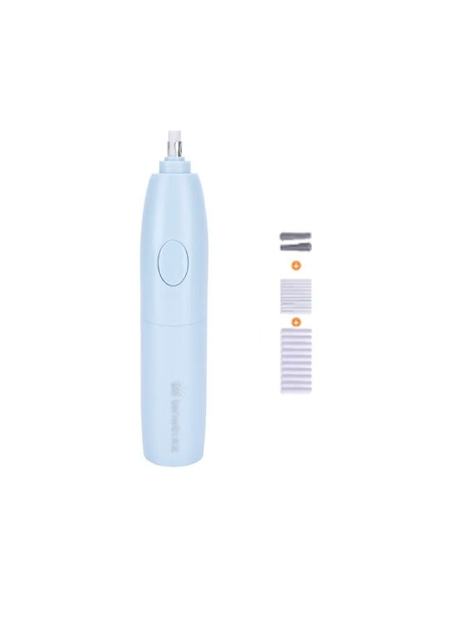 جيوستوس محايات كهربائية ، ممحاة كهربائية مع 16 إعادة التعبئة ، ممحاة تعمل بالبطاريات ، مجموعة محو قلم رصاص محمولة محمولة وممحرة أوتوماتيكية للفنانين ، أقلام الرصاص ، الرسم ، الرسم ، الرسم ، الصياغة ، الأزرق - Image 1