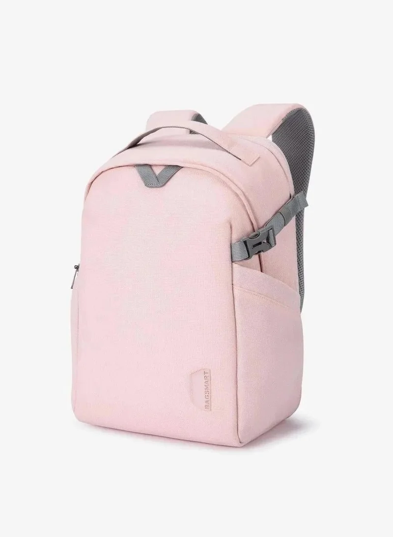 Bagsmart Pink BAGSMART Anti-Theft Waterproof Camera Case Laptop Bag for Women | Best Price UAE