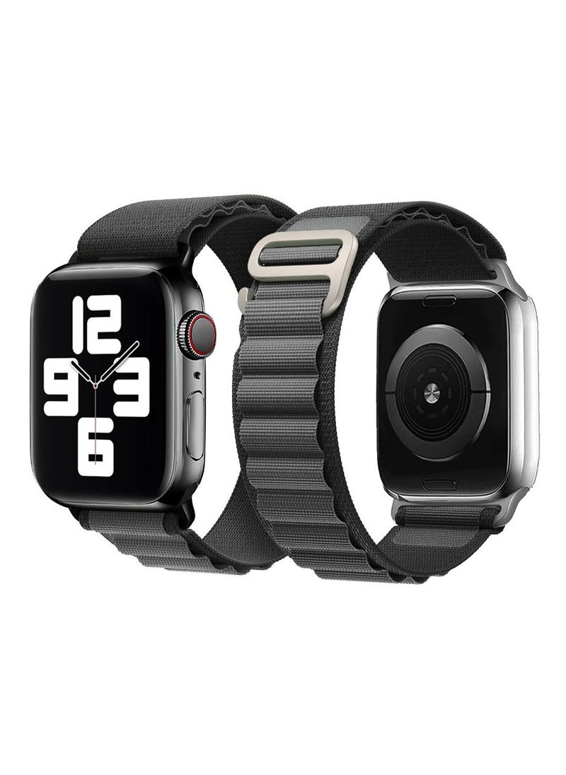 Generic - Alpine Loop Band For Apple Watch Band 38mm/40mm/41mm Nylon Woven Sport Strap Compatible with iWatch Series 7/SE/6/5/4/3/2/1 Adjustable Strap - Image 1