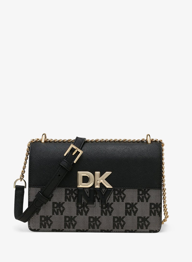 DKNY Echo Small Flap Crossbody - Image 1