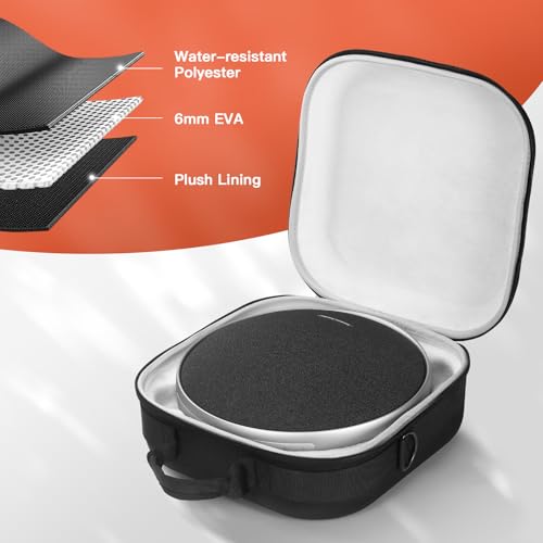 XBERSTAR Speakers Case for Harman Kardon Onyx Studio 9 Speakers Carrying Case Storage Bag Travel Bag (Black) - Image 4