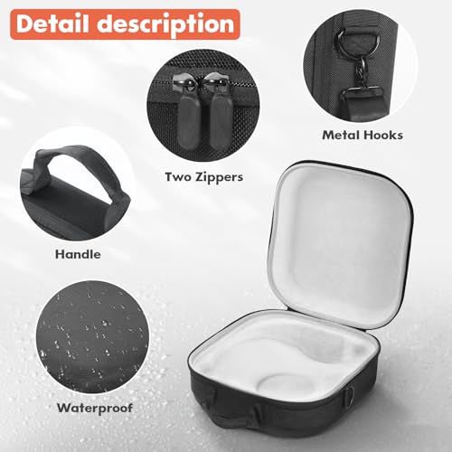 XBERSTAR Speakers Case for Harman Kardon Onyx Studio 9 Speakers Carrying Case Storage Bag Travel Bag (Black) - Image 3