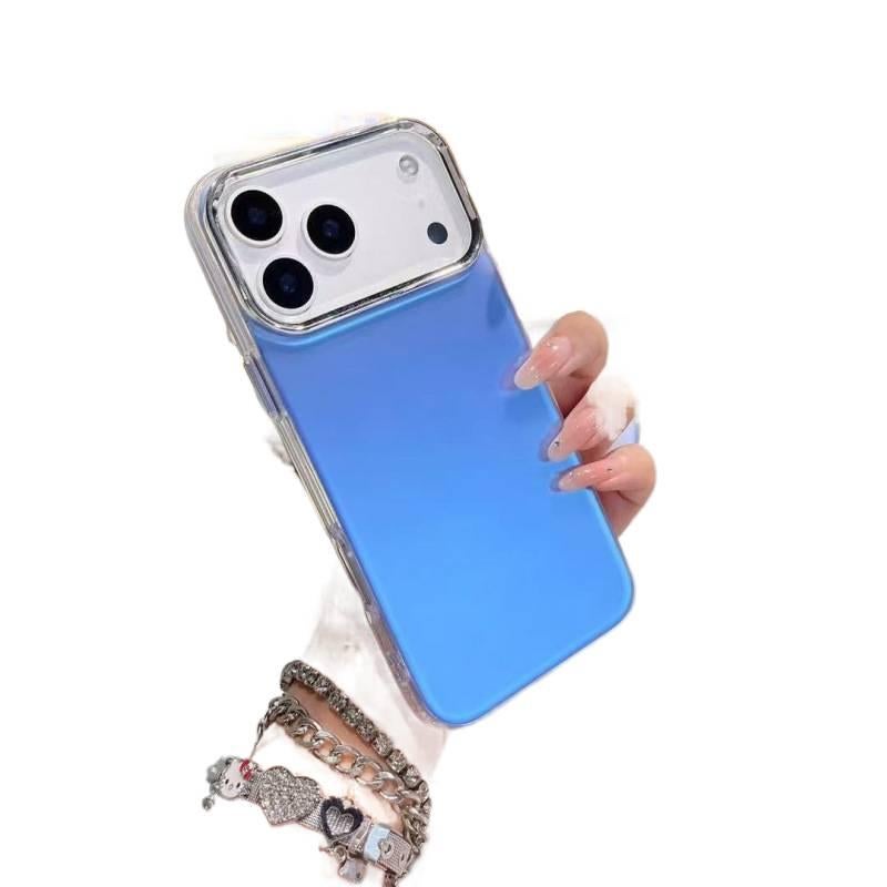 BB غطاء MagSafe بCream Glue لـ iPhone 17 / 17 Air / 17 Pro / 17 Pro Max مع تغطية كاملة وإطار مرآة مطلي بالكهرباء مع مغناطيسي مع مقاوم للخدش باللون رمادي مع مرآة باللون الرمادي - Image 4