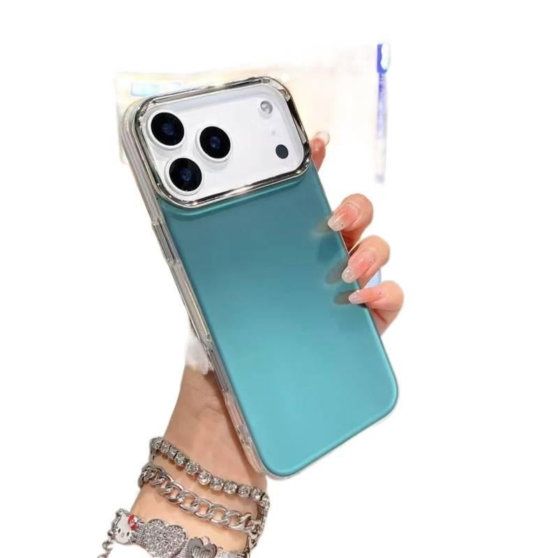 BB غطاء MagSafe بCream Glue لـ iPhone 17 / 17 Air / 17 Pro / 17 Pro Max مع تغطية كاملة وإطار مرآة مطلي بالكهرباء مع مغناطيسي مع مقاوم للخدش باللون رمادي مع مرآة باللون الرمادي - Image 5