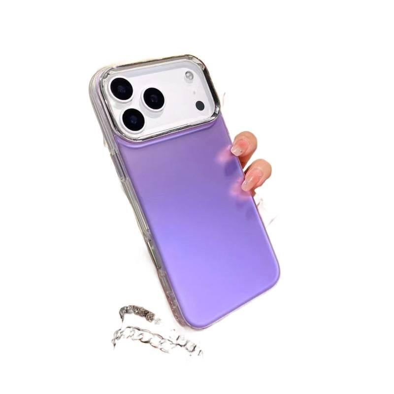 BB غطاء MagSafe بCream Glue لـ iPhone 17 / 17 Air / 17 Pro / 17 Pro Max مع تغطية كاملة وإطار مرآة مطلي بالكهرباء مع مغناطيسي مع مقاوم للخدش باللون رمادي مع مرآة باللون الرمادي - Image 3