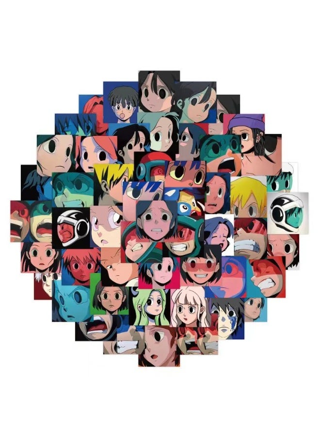 NIBEMINENT 120 Pcs Cartoon AOK Deco Kit Waterproof Stickers, High Definition Printing Bright Colors, Suitable for Laptop Skateboard Luggage Water Bottle Guitar DIY - Image 3