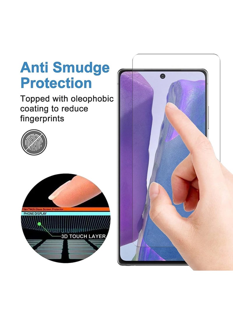 DUSALA Screen Protector for Samsung Note 20 HD Clear 9H Tempered Glass Scratch Resistant,  Glass Screen Protector 6.7 Inch for Samsung Note 20 - Image 4