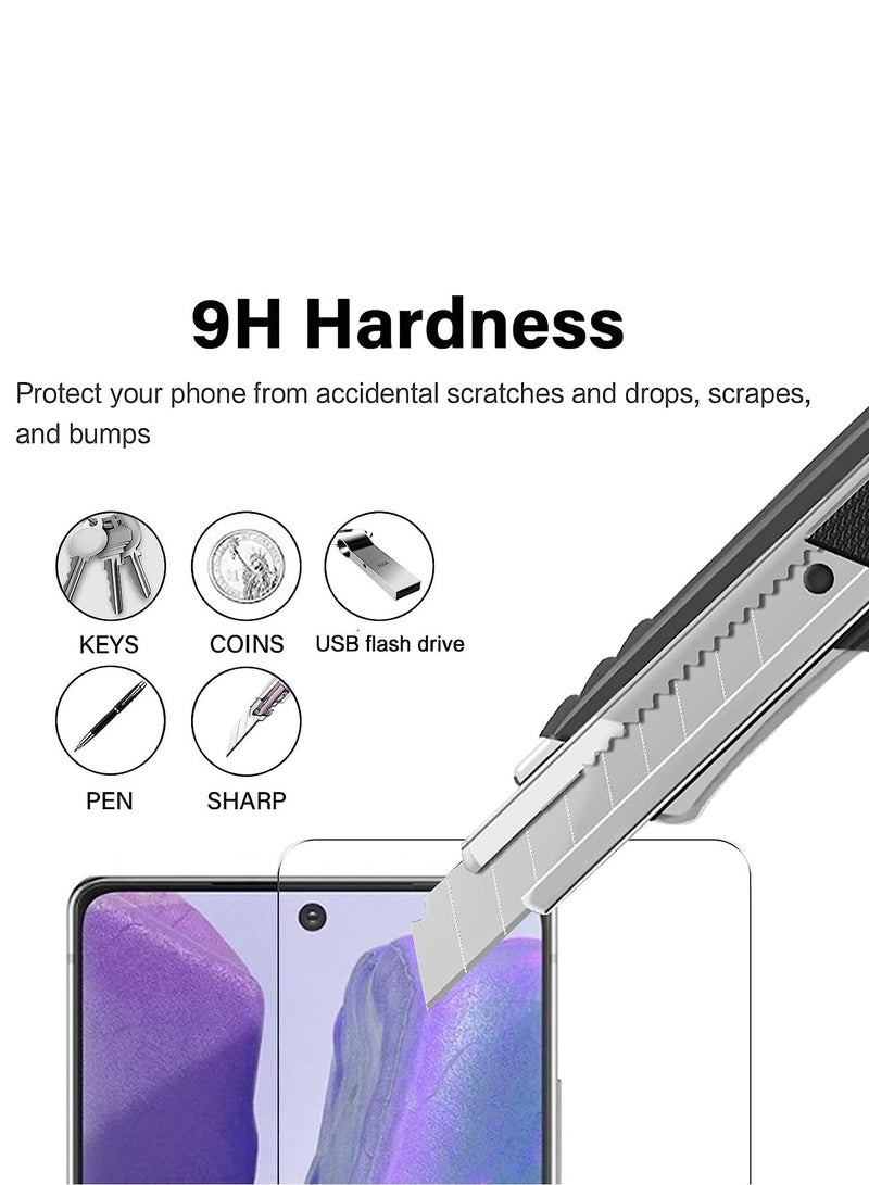 DUSALA Screen Protector for Samsung Note 20 HD Clear 9H Tempered Glass Scratch Resistant,  Glass Screen Protector 6.7 Inch for Samsung Note 20 - Image 5