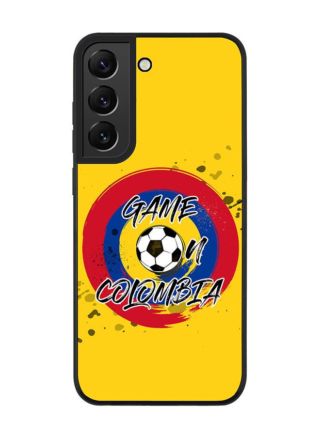 Stylizedd - Rugged Black edge case for Samsung Galaxy S21 5G Slim fit Soft Case Flexible Rubber Edges Anti Drop TPU Gel Thin Cover - Game on Colombia - Image 1