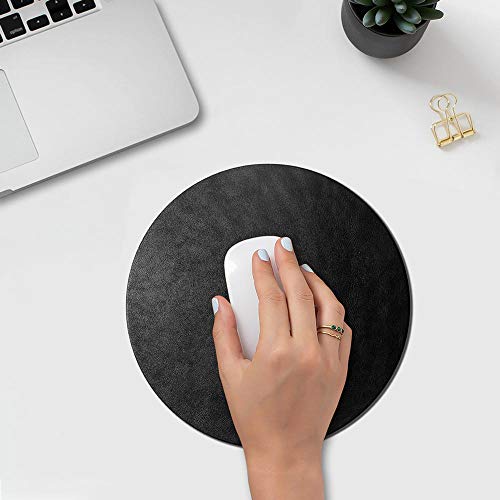 DailyObjects Turf Desk Mat Trio Bundle | Turf Vegan Tray | Orb Mouse Pad - Limited Edition | Work from Home/Office/Gaming | Premium Vegan Leather | Anti-Skid | Anti-Slip | Reversible| 85 * 45cm| Black - Image 3