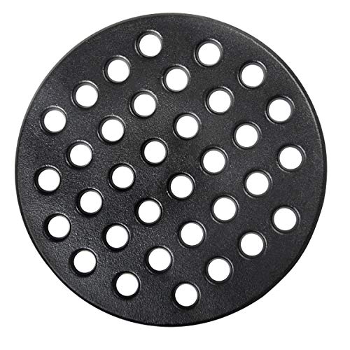 Dracarys Round cast Iron fire Grate, BBQ high Heat Charcoal Plate for Large Big Green Egg fire Grate Bottom Grate Grill Parts Charcoal Grate Replacement Parts Big Green Egg l accessories-9inch - Image 1