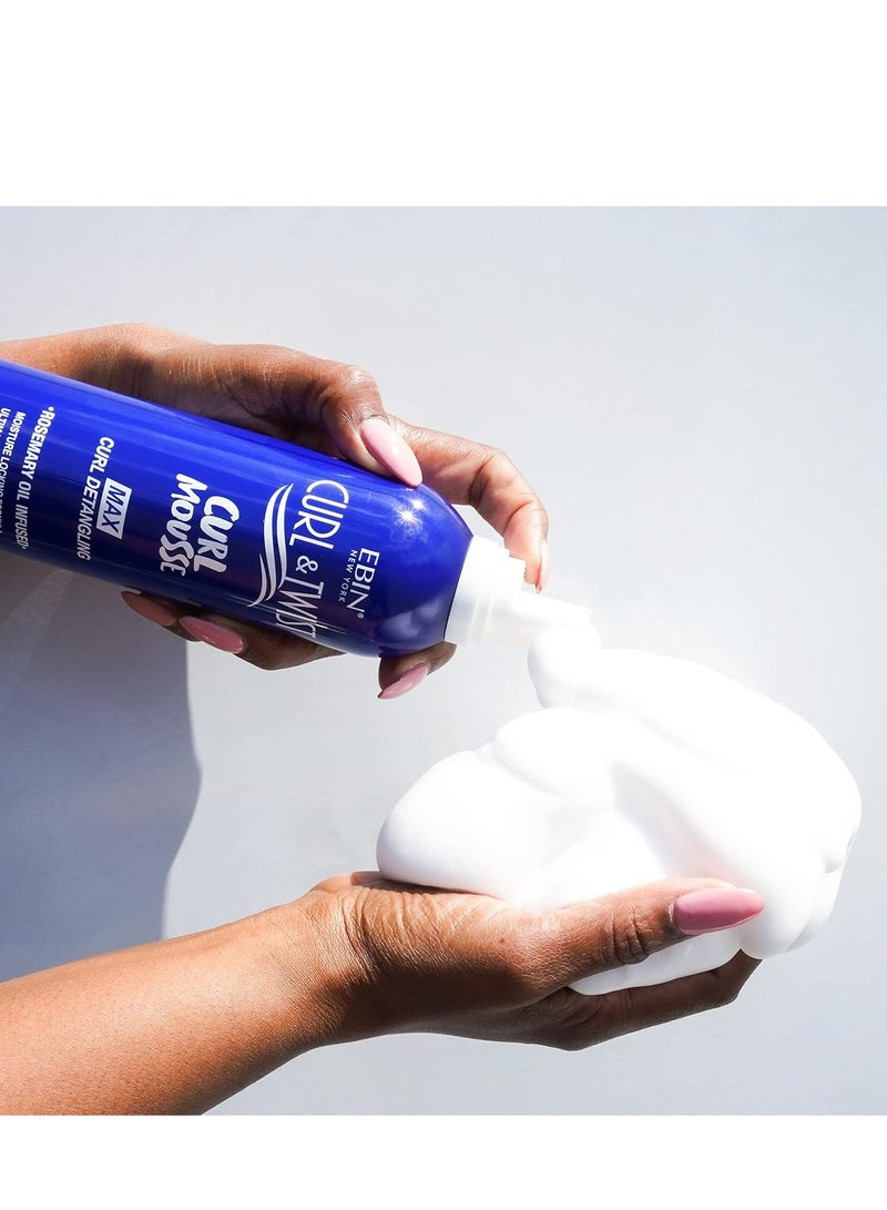 EBIN NEW YORK Curl And Twist Max Curl Detangling Curl Mousse 354 ML - Image 2