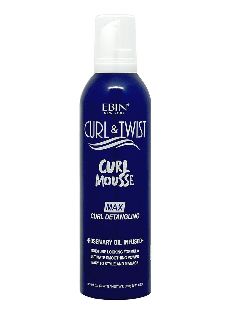 EBIN NEW YORK Curl And Twist Max Curl Detangling Curl Mousse 354 ML - Image 1