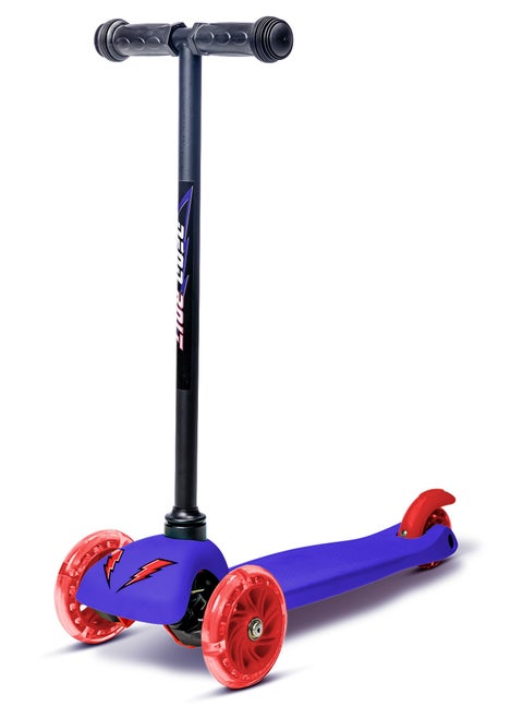 Neon Bolt is The Perfect 3 Wheels Scooter for First-time Riders, Decked Out with Lean-to-Steer Technology and Light-up Wheels (Blue)
