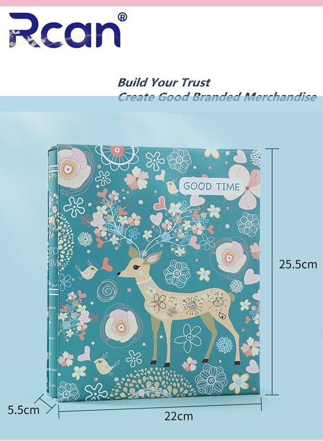 Rcan 200 Pockets Photo Album for 6 Inches Photos Portable Large Capacity Photo Album for Family Wedding Girls Boys Picture Albums Photo Book - Image 2