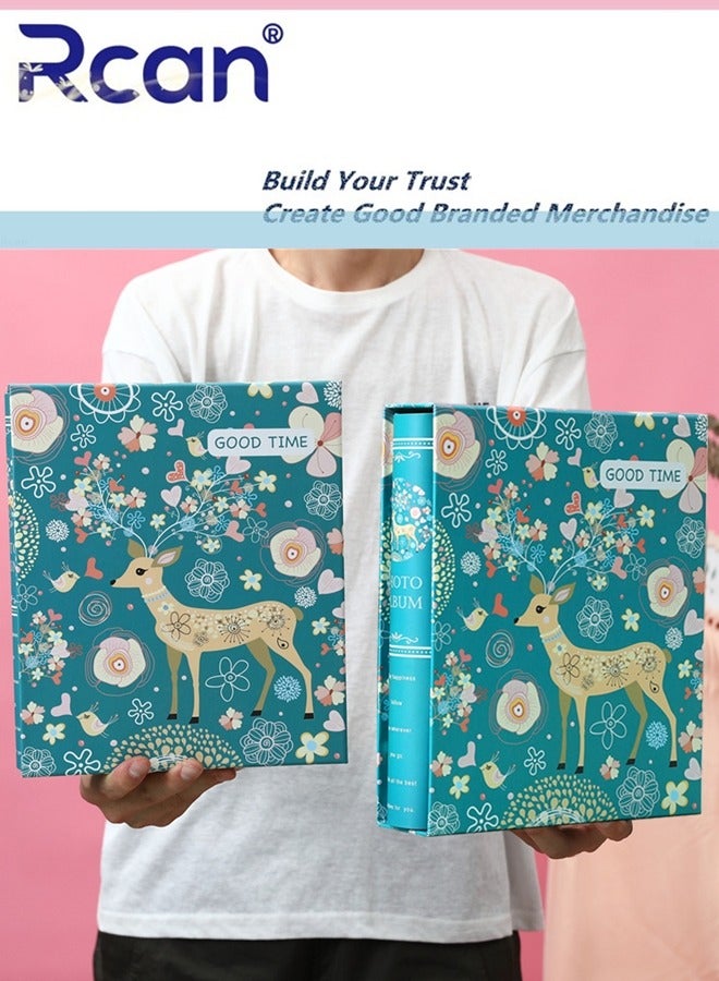 Rcan 200 Pockets Photo Album for 6 Inches Photos Portable Large Capacity Photo Album for Family Wedding Girls Boys Picture Albums Photo Book - Image 5