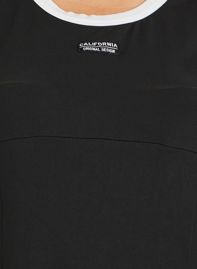 Styli A-Line Panel Dress  - Image 4