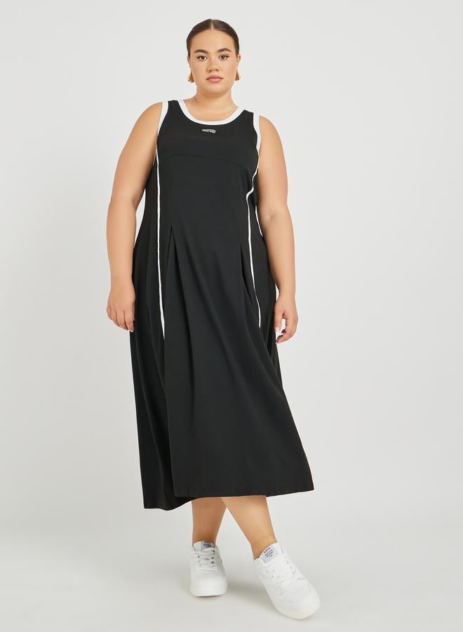 Styli A-Line Panel Dress  - Image 2