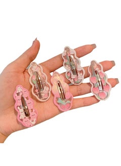 BTFMEI 18 PCS Tulip Rabbit Hair Clips, Barrettes for Girls, Baby Hair Clips, Flower Butterfly Rabbit Sweet Hair Clips, No Harm to Scalp Small Hair Clips, Suitable for Daily Use and Head Accessories  - Image 2