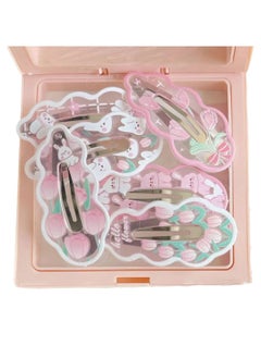 BTFMEI 18 PCS Tulip Rabbit Hair Clips, Barrettes for Girls, Baby Hair Clips, Flower Butterfly Rabbit Sweet Hair Clips, No Harm to Scalp Small Hair Clips, Suitable for Daily Use and Head Accessories  - Image 5