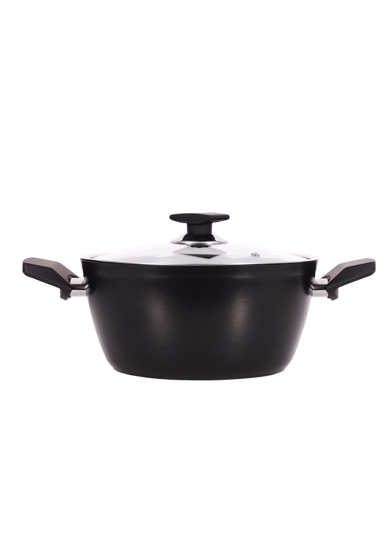 Serenk Serenk Excellence Non Stick Pots and Pans Set, 7 Pieces Granite Cookware Set with Induction Base, Non Toxic Deep and Flat Pots, Dishwasher Safe, PFOA Free, 7.8” - 9.4” - 10.2” - 10.2”  - Image 4