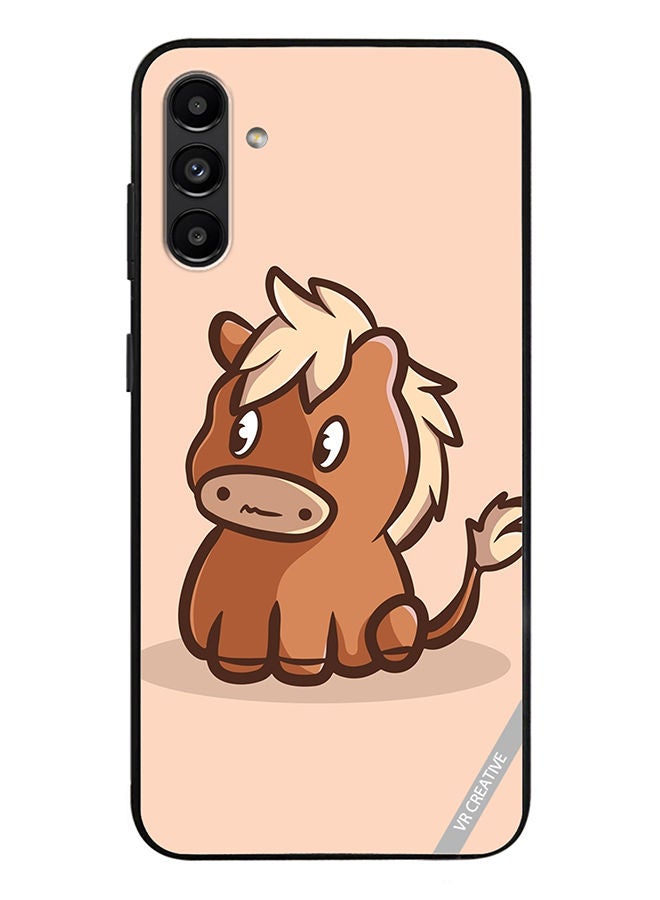 VR CREATIVE Protective Case Cover For Samsung Galaxy A13 5G Horse Cartoon Design Multicolour - Image 1