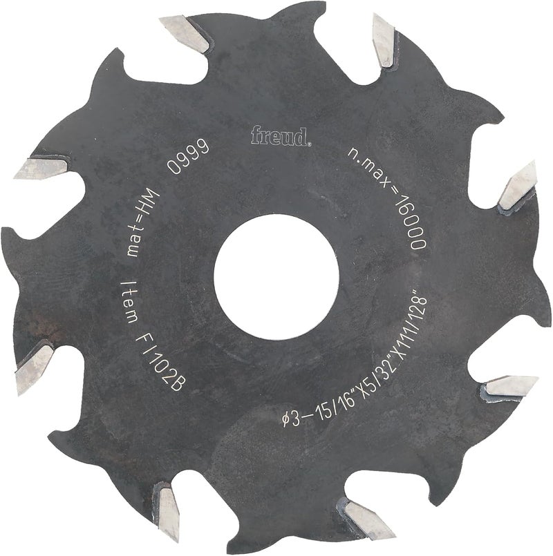 freud FI102: 4" 8-Tooth Replacement Blade for JS100, JS102 or Similar Biscuit Joiner - Image 1