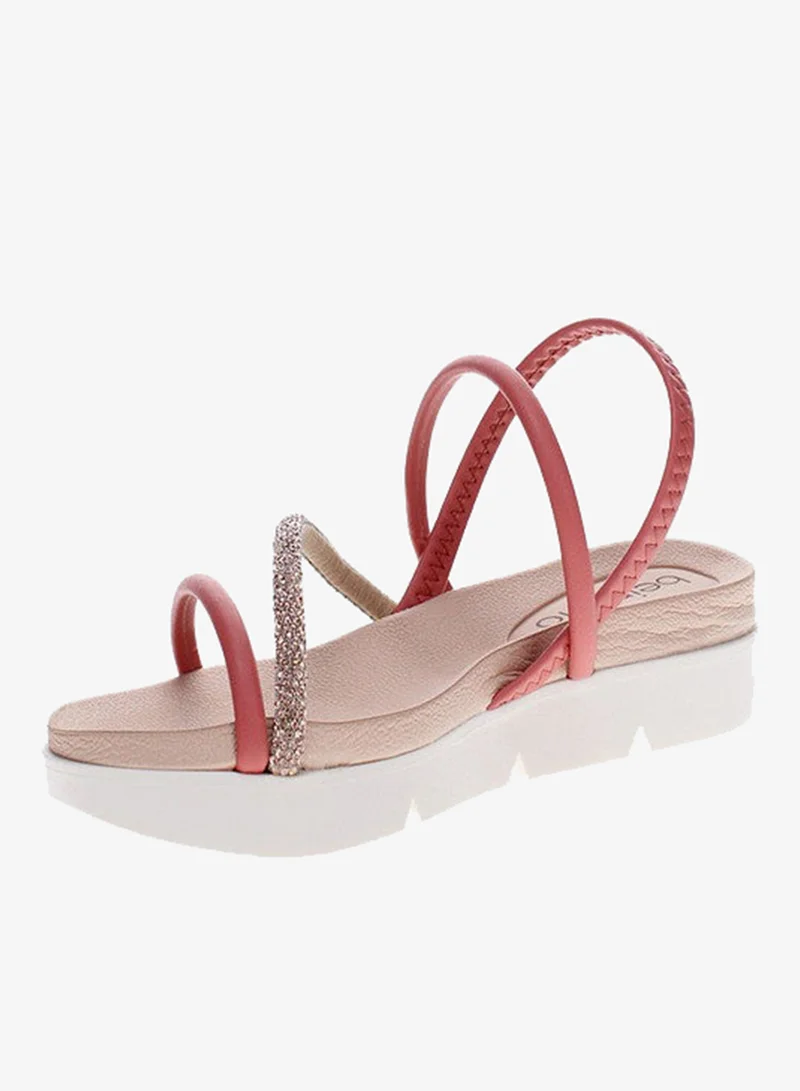 Beira Rio Rose Flat Sandals for Women – Stylish Ladies Flat Sandals & Comfortable Flat Slippers for Women | Best Price UAE
