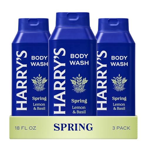 Harry's Men's Body Wash - Spring - (3 Pack) 18 fl oz - Shower Gel for Men - No Parabens, Sulfates, or Dyes - Image 1